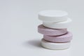 Two colors pills Royalty Free Stock Photo