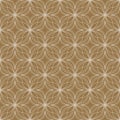 White on brown geometric tile oval and circle scribbly lines seamless repeat pattern background