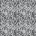 Grey on silver zebra stripe print seamless repeat pattern background