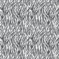 Grey on white zebra stripe print seamless repeat pattern background