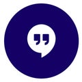 Two comma symbol icon