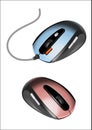 Two computer mouse Royalty Free Stock Photo