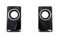 Two computer speakers Royalty Free Stock Photo