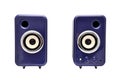 Two computer speakers Royalty Free Stock Photo
