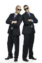 Two cool handsome men Royalty Free Stock Photo