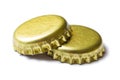 Two corks from beer and lemonade Royalty Free Stock Photo