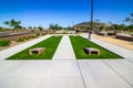 Two Corn Hole Courts In Park