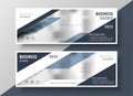 Two corporate professional business banners design