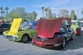 Awesome Corvettes On Display At Car Show Royalty Free Stock Photo