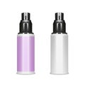 Two Cosmetic Spray Bottles Pink And White