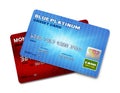 Two Credit Cards Royalty Free Stock Photo