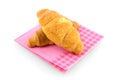 Two croissants Royalty Free Stock Photo
