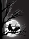 Two crows Royalty Free Stock Photo