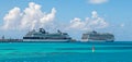 Two Cruise Ships at Bermuda Dockyard