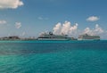 Two Cruise Ships in Bermuda Dockyard