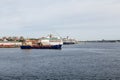 Two Cruise Ships and Freighter in Halifax