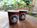 Two cup coffe on lembang, west java