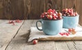 Two Cup of gooseberry Royalty Free Stock Photo