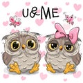 Two Cute Owls