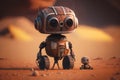 Two cute robots roaming on mars