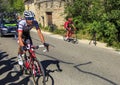 Two Cyclists on Mont Ventoux - Tour de France 2016 Royalty Free Stock Photo