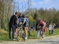 Two Cyclists - Paris Roubaix 2015