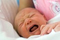 Two days old infant. Royalty Free Stock Photo