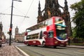 Two-deck bus in Edinburgh, Scotland