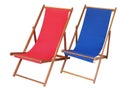 Two Deckchairs Royalty Free Stock Photo