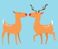 Two deer Royalty Free Stock Photo