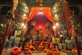 Two deities at Man Mo temple