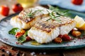 Two delicious fillets of marinated grilled or oven baked pollock