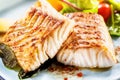 Two delicious fillets of marinated pollock