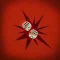 Two dices Royalty Free Stock Photo