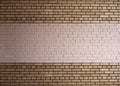 Two different color pattern brick wall background texture