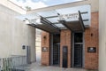 Two different entrances to Apartheid Museum, one for Whites and second for Non-Whites