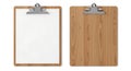 Two different types of clipboards displayed side by side for comparison Royalty Free Stock Photo