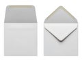 Two different types of envelopes displayed side by side Royalty Free Stock Photo