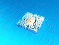 Two-dimensional code data transmission and lock, data interaction and security protection