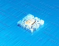 Two-dimensional code data transmission and lock, data interaction and security protection