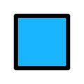 Square shape vector illustration Royalty Free Stock Photo