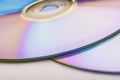 Cd dvd isolated on white Royalty Free Stock Photo