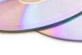 Cd dvd isolated on white Royalty Free Stock Photo