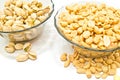 Two dish with different nuts