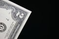 Two Dollar Bill Royalty Free Stock Photo