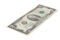 Two dollar bill Royalty Free Stock Photo