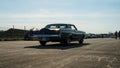 A two-door personal luxury coupe Lincoln Continental Mark III.