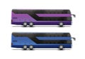 Two double-decker buses Royalty Free Stock Photo