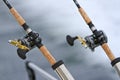 Two Downrigger Fishing Rods and Reels