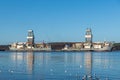 Two DrillShips From Valaris Group Berthed at Hunterston Termional Scotland